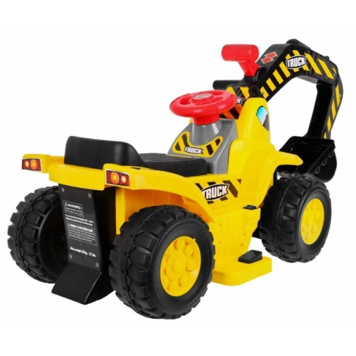 KOPARKA NA AKUMULATOR z ruchomą łyżką + KASK 608B